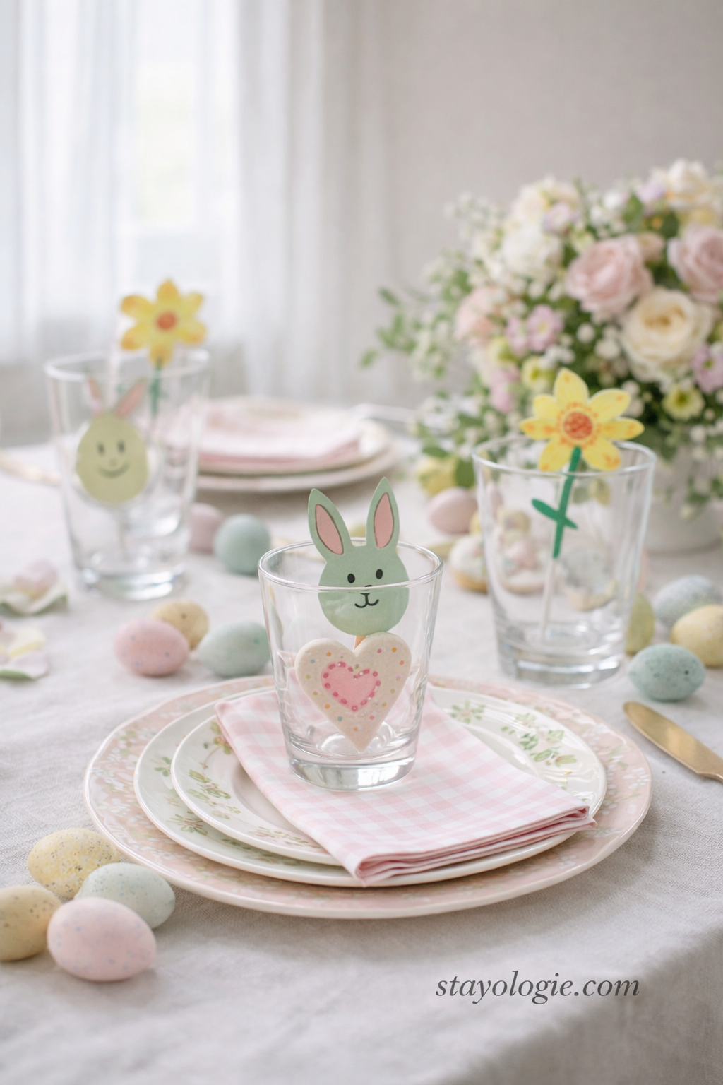 An Energetic Easter Tablescape Inspired by Color, Memory, and Mixing